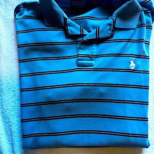 Nice stripe polo normal wear but looks classic and in good condition shape